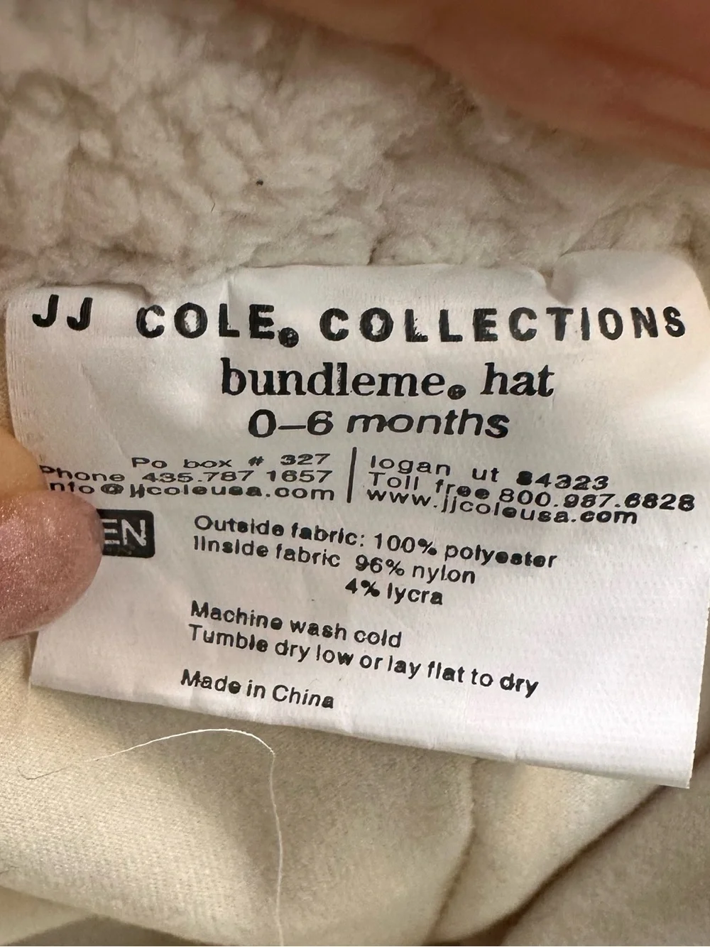 JJ Cole soft sherpa